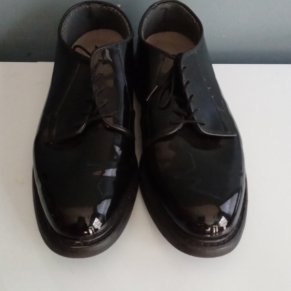 Bates Other - Bates Black Patent‎ Leather Oxford Dress Shoes Men Formal Military Uniform